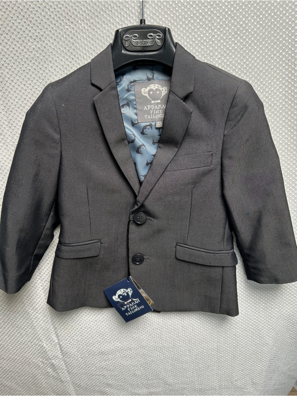 Appaman Black Boys' Formal Blazer Jacket. Poly Rayon . Size 3. NWT